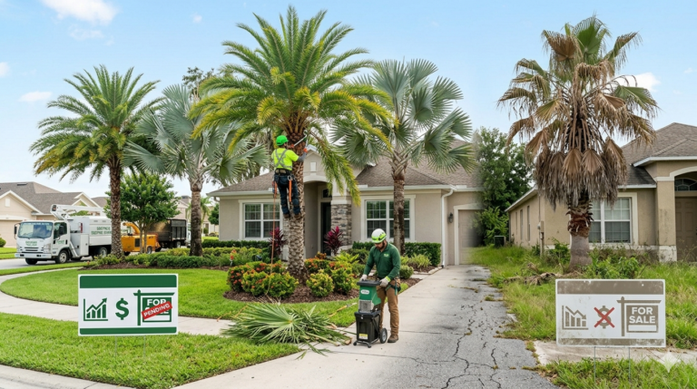 How Palm Trimming Boosts Property Value Fast